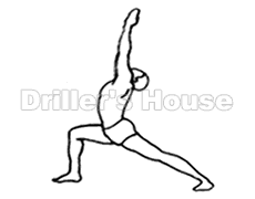 瑜珈體位法勇士式