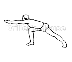 瑜珈體位法勇士式